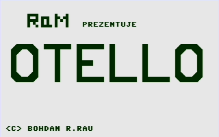 Otello (Commodore 16, Plus/4) screenshot: Title screen