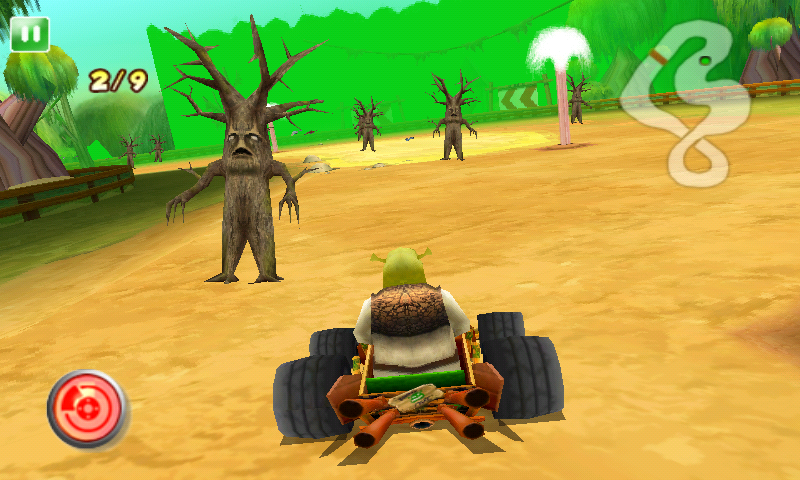 Screenshot Of Shrek Kart Android 2009 Mobygames