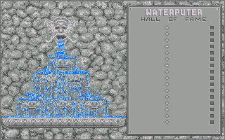 Waterputer (DOS) screenshot: Hall of fame