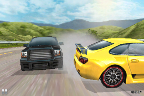 3D Fast & Furious (iPhone) screenshot: End of race