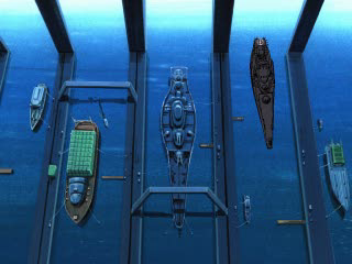 Harukaze Sentai V-Force (PlayStation) screenshot: Strategic port