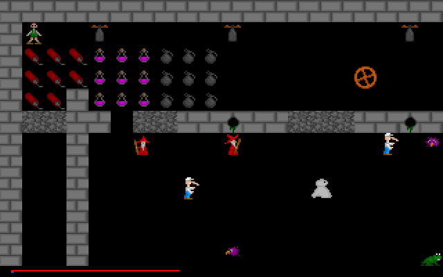 Diamond Peter (DOS) screenshot: Level 1