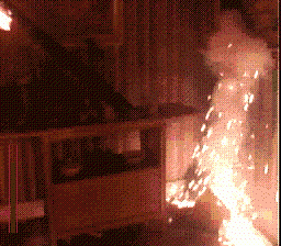 Fahrenheit (SEGA CD) screenshot: Things explode and break down.