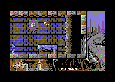 Miecze Valdgira II: Władca Gór (Commodore 64) screenshot: Closed doors