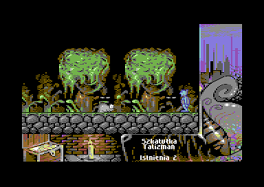 Miecze Valdgira II: Władca Gór (Commodore 64) screenshot: Magic wand