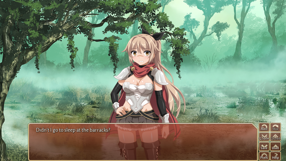 Sakura Fantasy (Windows) screenshot: A nightmare