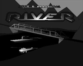 River (Amiga) screenshot: Title screen