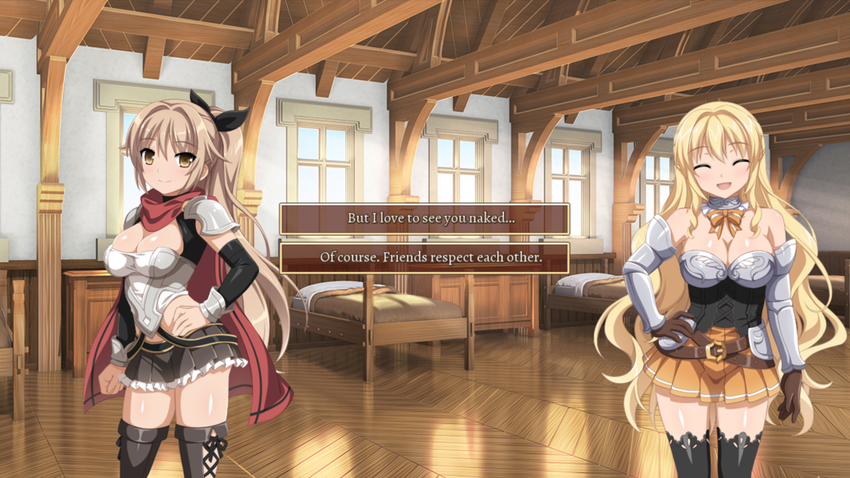 Sakura Fantasy (Windows) screenshot: A choice