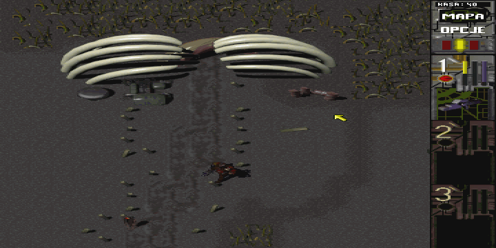 Przeklęta Ziemia (DOS) screenshot: Strange structure