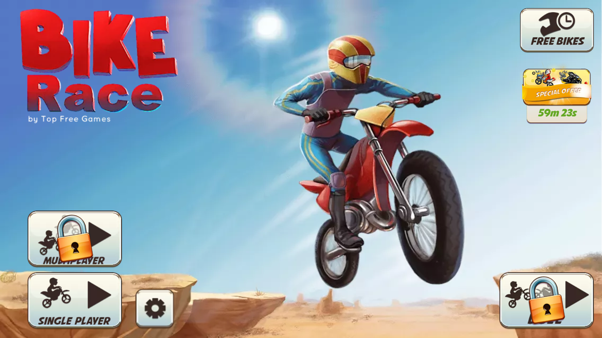 Screenshot of Bike Race (Android, 2012) - MobyGames