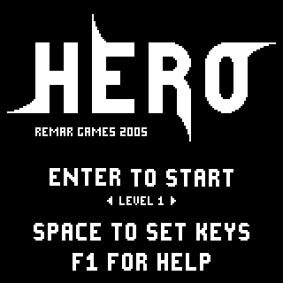 Hero (Windows) screenshot: Title Screen