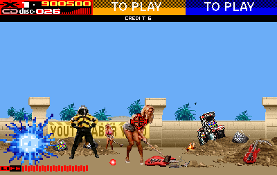 Revolution X (Arcade) screenshot: Middle east
