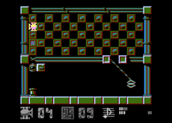 Lasermania / Robbo Konstruktor (Atari 8-bit) screenshot: Lasermania Level 9