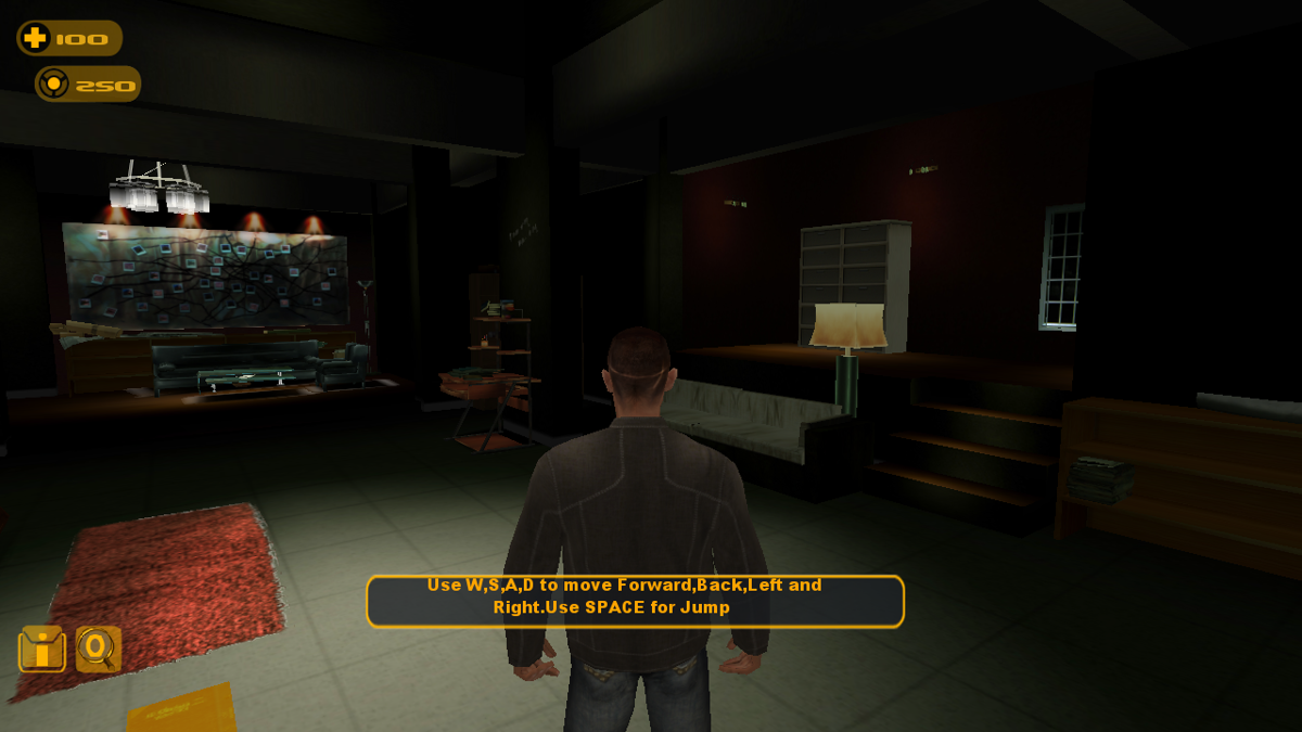 Ghajini: The Game (Windows) screenshot: Sanjay's flat.