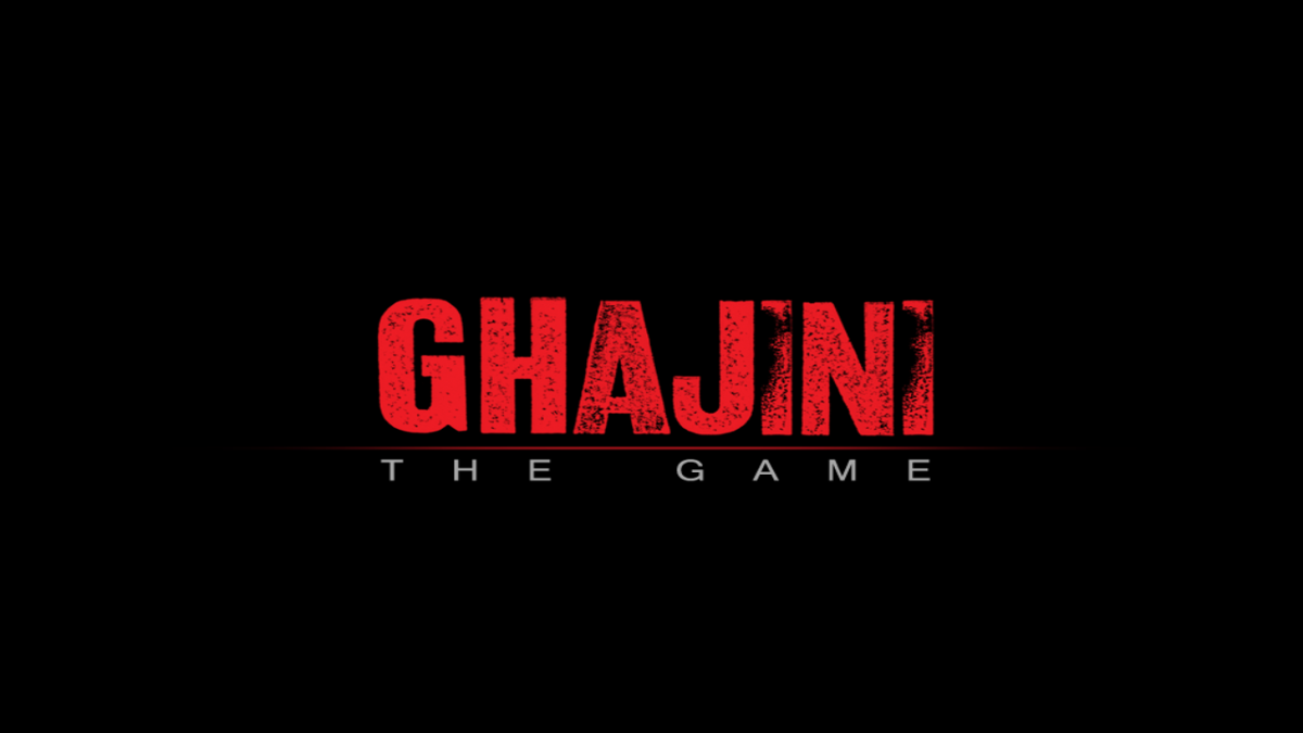 Ghajini: The Game (Windows) screenshot: The Title Screen.