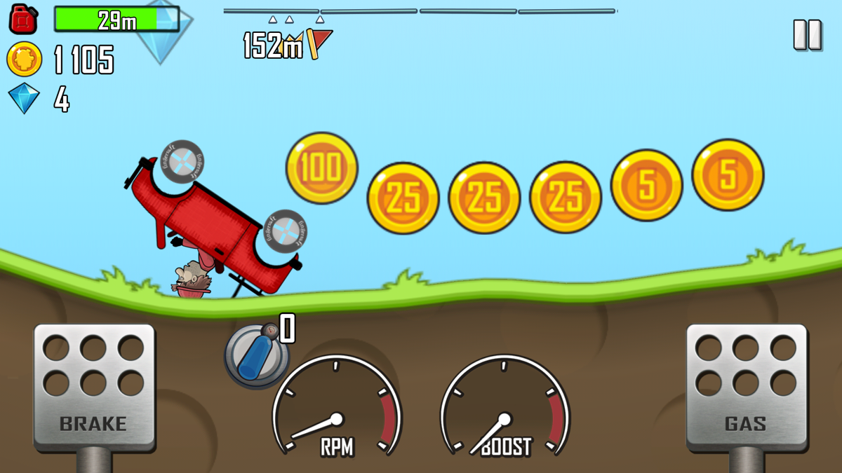 Hill Climb Racing - Gameplay Walkthrough Part 50 - Retro Mission (iOS,  Android) 