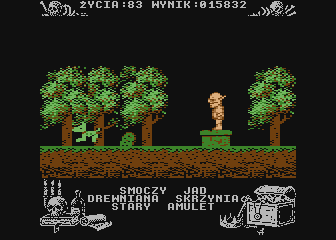 Miecze Valdgira II: Władca Gór (Atari 8-bit) screenshot: Dog