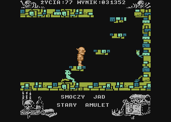 Miecze Valdgira II: Władca Gór (Atari 8-bit) screenshot: Runner