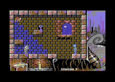 Miecze Valdgira II: Władca Gór (Commodore 64) screenshot: Door key