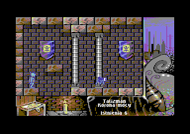 Miecze Valdgira II: Władca Gór (Commodore 64) screenshot: Spider