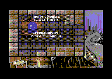 Miecze Valdgira II: Władca Gór (Commodore 64) screenshot: Game intro