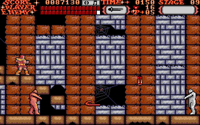 Castlevania (Amiga) screenshot: Stage 09 Boss