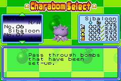 Bomberman Max 2: Blue Advance (Game Boy Advance) screenshot: Get a new Charabom with a different ability