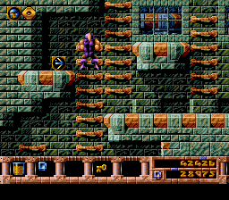 Gods (SNES) screenshot: Weapon arc: Standard changes the spread of your projectiles