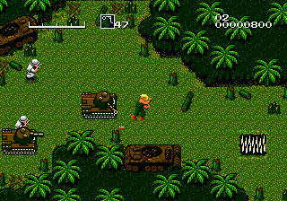 Caliber.50 (Genesis) screenshot: Tanks are a troubles.