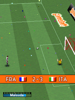 Real Soccer 2008 3D (J2ME) screenshot: History repeats itself