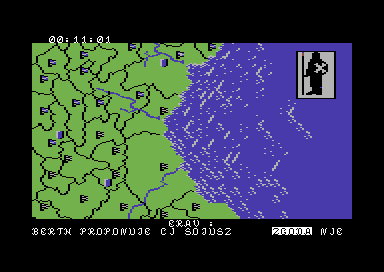 Władca (Commodore 64) screenshot: Proposal for an alliance