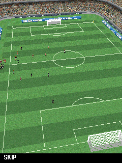 2006 Real Soccer 3D (J2ME) screenshot: Half-time