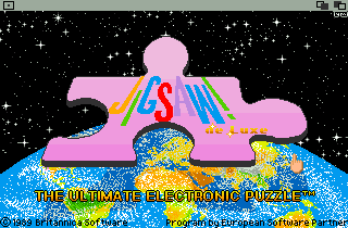 Jigsaw! (Amiga) screenshot: Title Screen