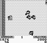 Gauntlet II (Game Boy) screenshot: Enemies chase me