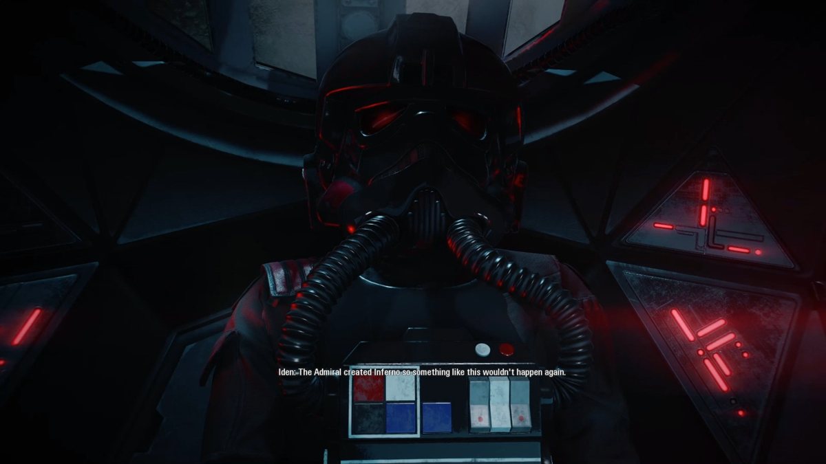 Star Wars: Battlefront II (Windows) screenshot: An elite imperial pilot.