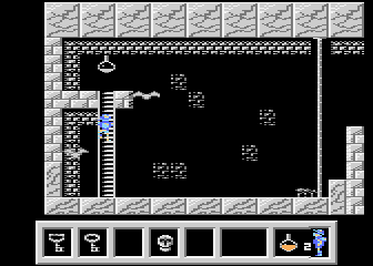 Deimos (Atari 8-bit) screenshot: Magic potion