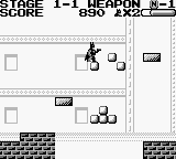 Batman: The Video Game (Game Boy) screenshot: Classical platform gameplay