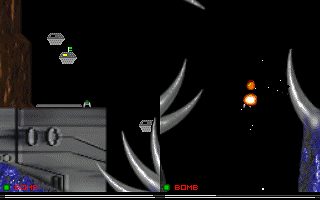 Wham! (DOS) screenshot: Alien lair