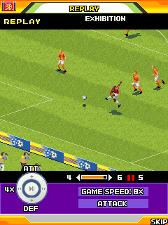 Real Football: Manager Edition (J2ME) screenshot: Replay