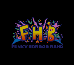 Wakusei Woodstock: Funky Horror Band (SEGA CD) screenshot: Title
