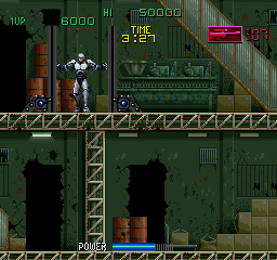 RoboCop (Arcade) screenshot: Robocop is strong