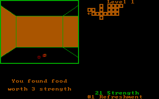 Lumpies of Lotis IV (DOS) screenshot: Sampling the native cuisine