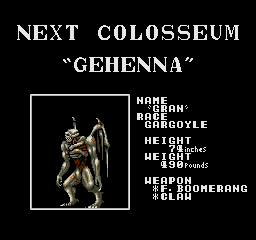Hippodrome (Arcade) screenshot: Next Opponent.
