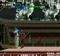 Hippodrome (Arcade) screenshot: Hit it back.