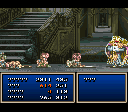 Tales of Phantasia (SNES) screenshot: The game starts directly with this flashback battle.