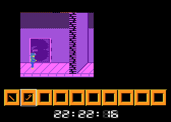 Kasiarz (Atari 8-bit) screenshot: Doors