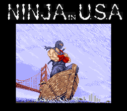 Ninja Gaiden (Arcade) screenshot: Ninja in USA.