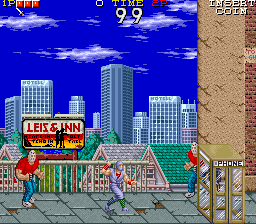 Ninja Gaiden (Arcade) screenshot: Beat them up.