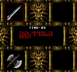 Hippodrome (Arcade) screenshot: Choose your weapon.