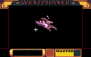 West Phaser (Amiga) screenshot: Died with my boots on